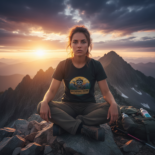Tee Woman Sunrise
